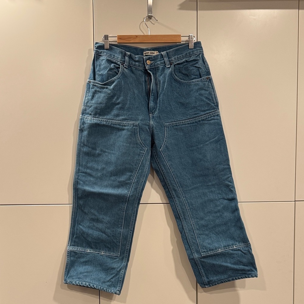 EUC - Like New/ Rudy Jude Tumbled Blue Utility Jeans Ltd Color sz4